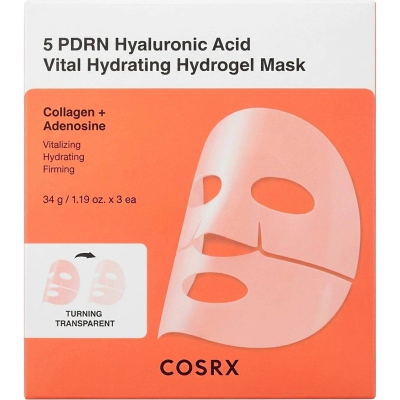 COSRX - 5 PDRN Hyaluronic Acid Vital Hydrating Hydrogel Mask 34g