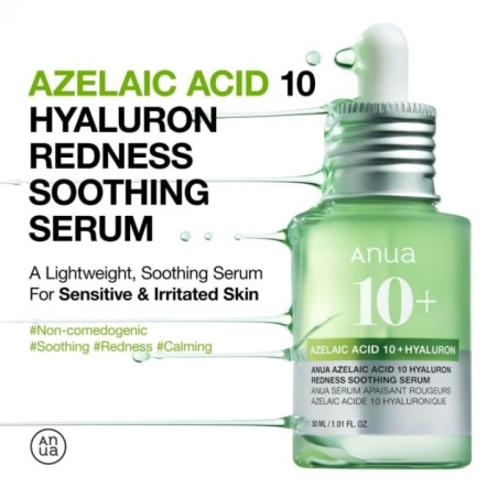 Anua - Azelaic Acid 10 Hyaluron Redness Soothing Serum