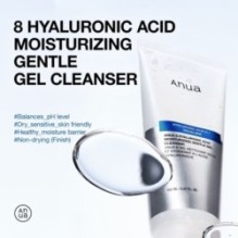 Anua - 8 Hyaluronic Acid Moisturizing Gentle Gel Cleanser