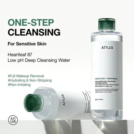 Anua - Heartleaf Low pH Deep Cleansing Water