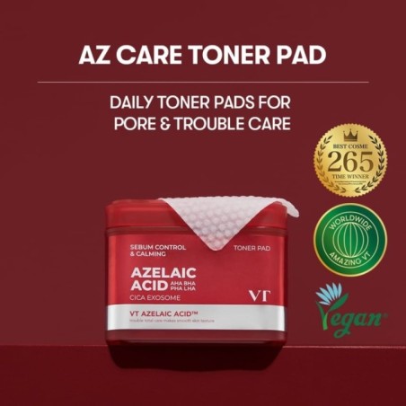 VT - AZ Care Toner Pad 60 pads