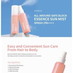 MISSHA - All-Around Safe Block Essence Sun Mist