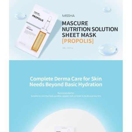 MISSHA - Mascure Propolis Sheet Mask 28ml 1pc