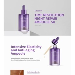 MISSHA - Time Revolution Night Repair Ampoule 5X