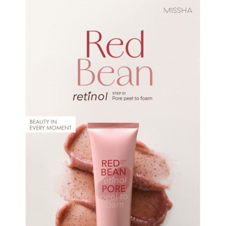 MISSHA - Red Bean Retinol Pore Peel To Foam