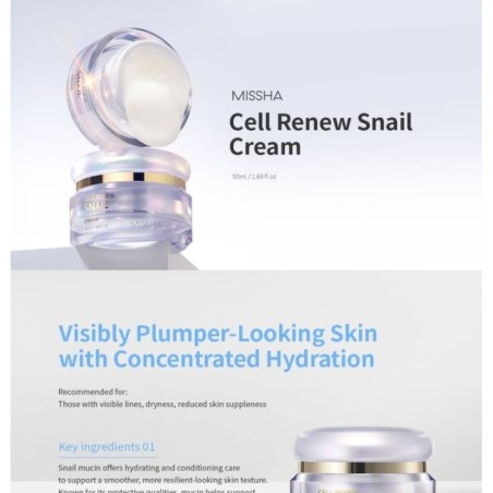 MISSHA - Cell Renew Snail Cream