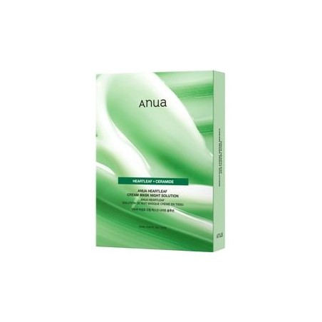 Anua - Heartleaf Cream Mask Night Solution Mask Set