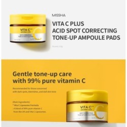MISSHA - Vita C Plus Spot Correcting Tone Up Ampoule Pads
