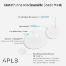 APLB - Glutathione Niacinamide Sheet Mask