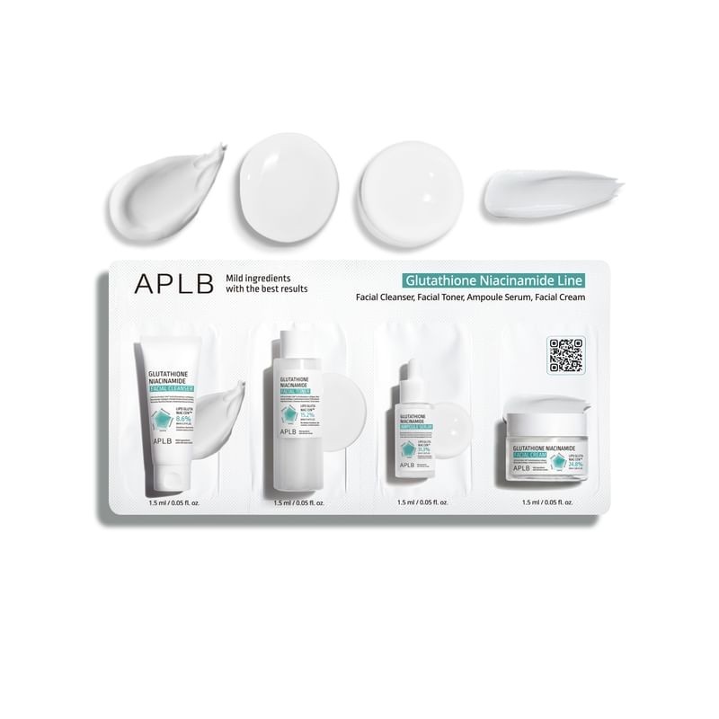 APLB - Glutathione Niacinamide Skin 4 Types Sachet Set