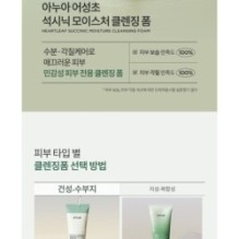 Anua - Heartleaf Succinic Moisture Cleansing Foam