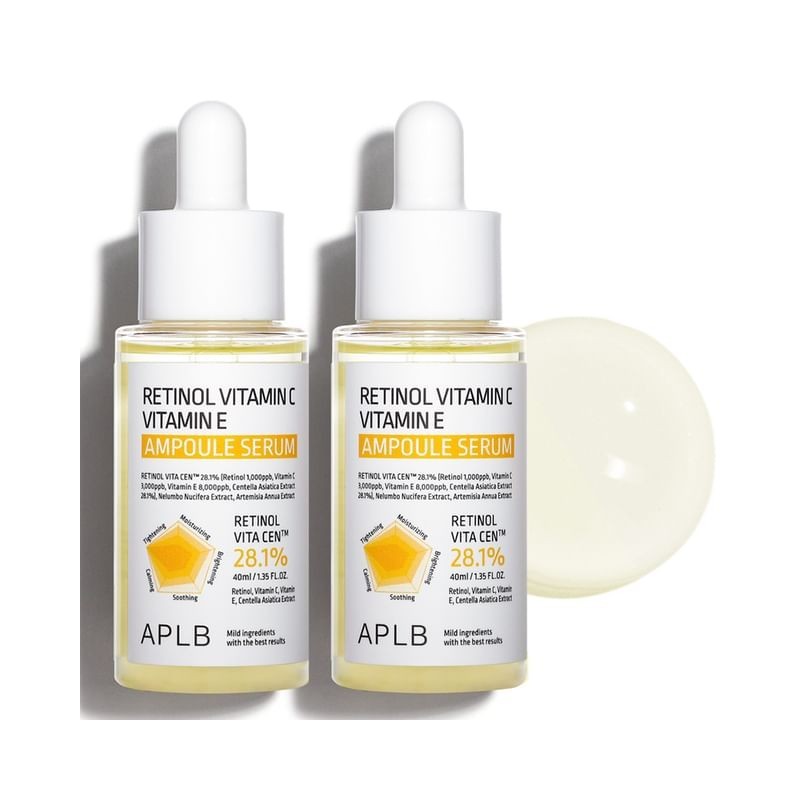APLB - Retinol Vitamin C Vitamin E Ampoule Serum Set