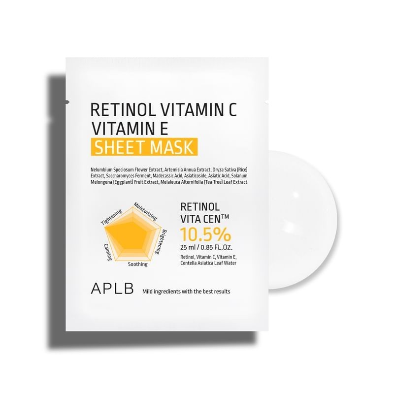 APLB - Retinol Vitamin C Vitamin E Sheet Mask