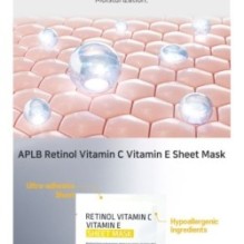 APLB - Retinol Vitamin C Vitamin E Sheet Mask Set