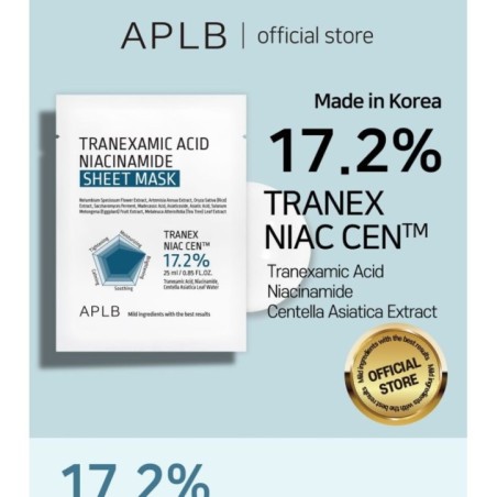 APLB - Tranexamic Acid Niacinamide Sheet Mask Set